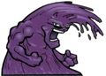 Purple Wave mascot photo.