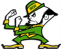 Fighting Irish mascot photo.