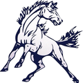 Mustangs mascot photo.