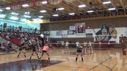 Berthoud volleyball highlights vs. Windsor High School