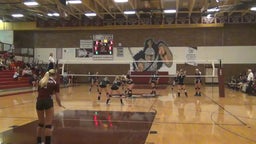 Berthoud volleyball highlights vs. Resurrection Christian