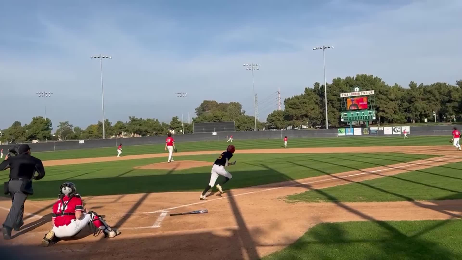 3B for first AB of the season