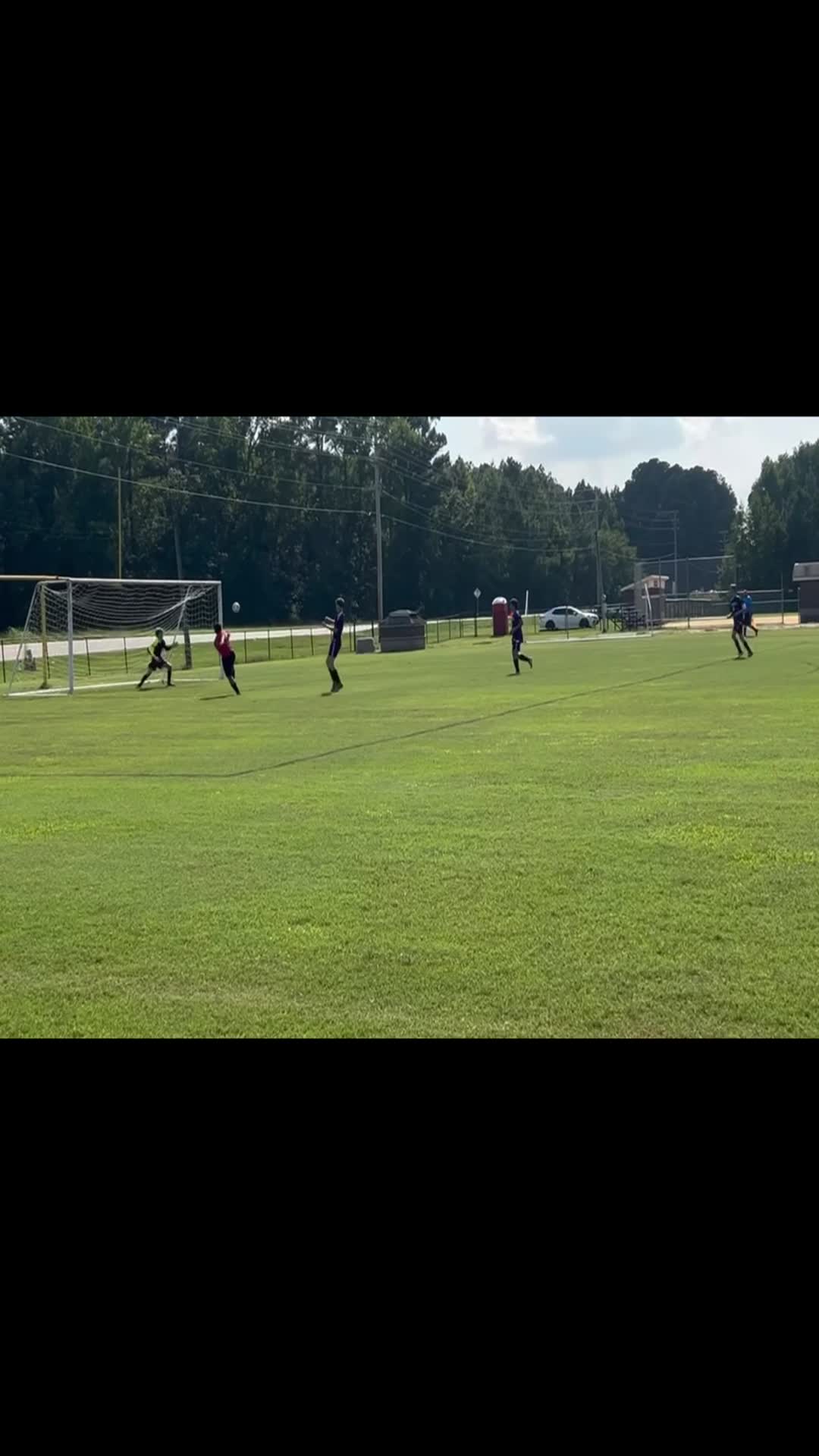 Goals scored in the game