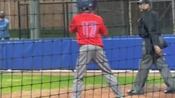 My first varsity baseball game as a freshman