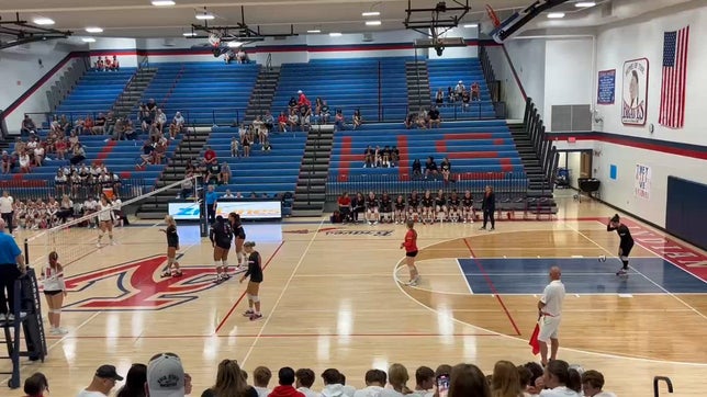 Ace serve.