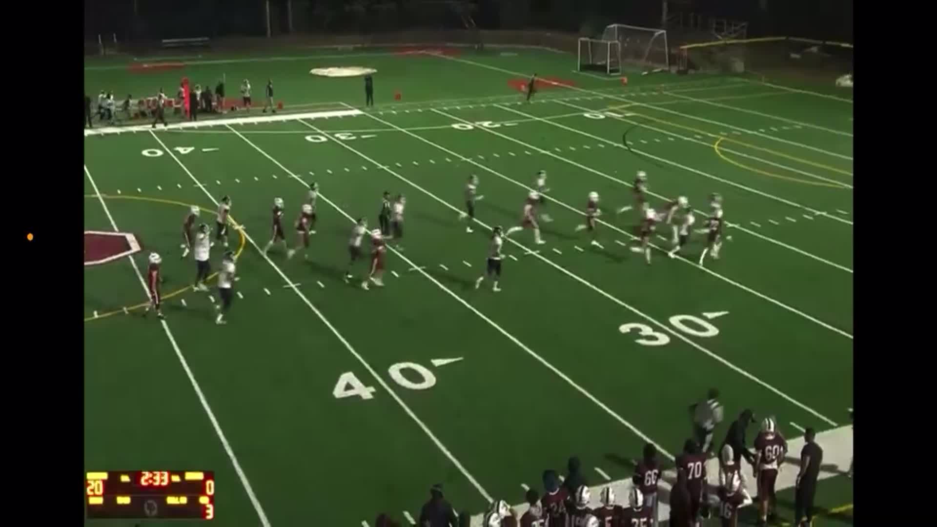 1st rushing touchdown of the season