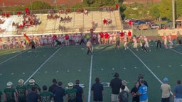 Warriors #3 Porter Hutchings with the tackle