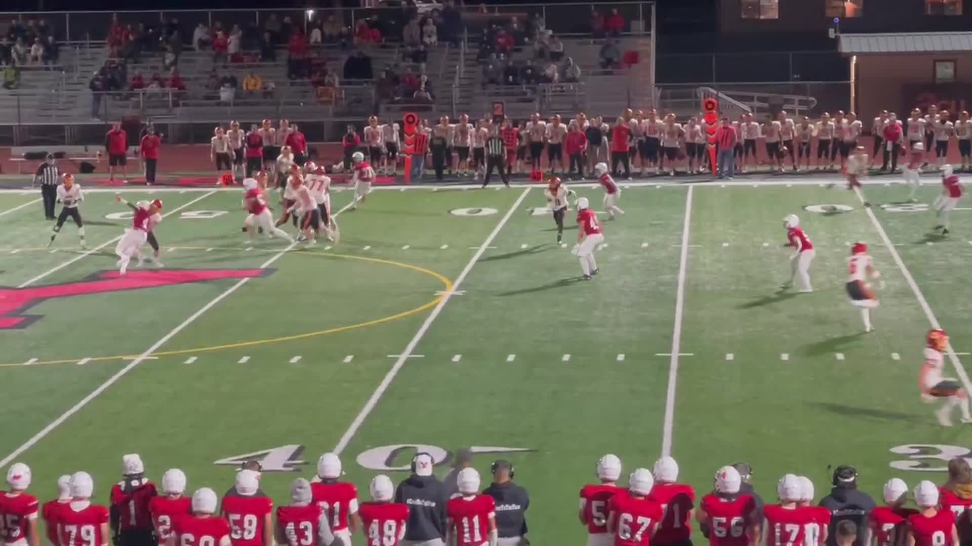 Interception by YELM #2 Gunner Westbrooks