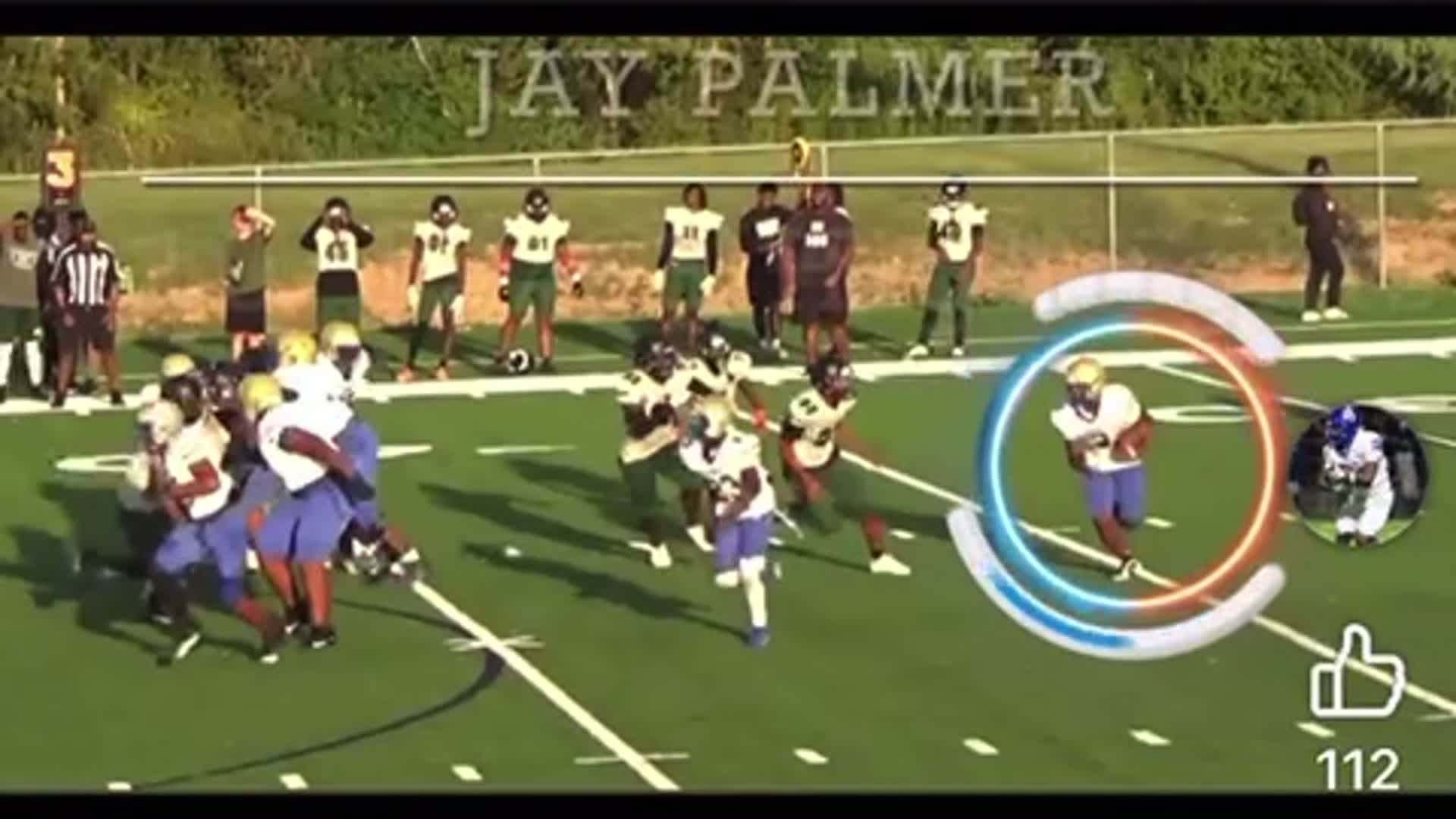 Johnny "Jay" Palmer 2023 highlights against Hightower High School