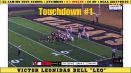 Leo Bell takes it to the house 3 times!