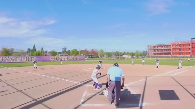 Pick off runner at first