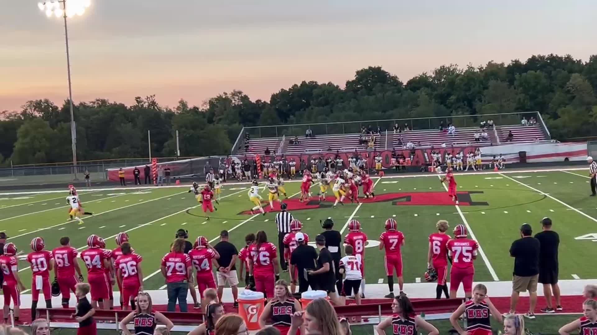 Kaleb Miller 29 yard reception