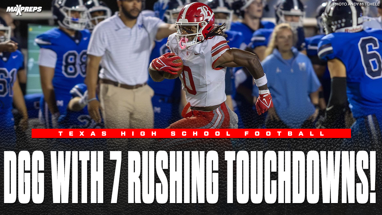 DGG exploded for 431 rushing yards and 7 touchdowns in the playoff victory against McCallie