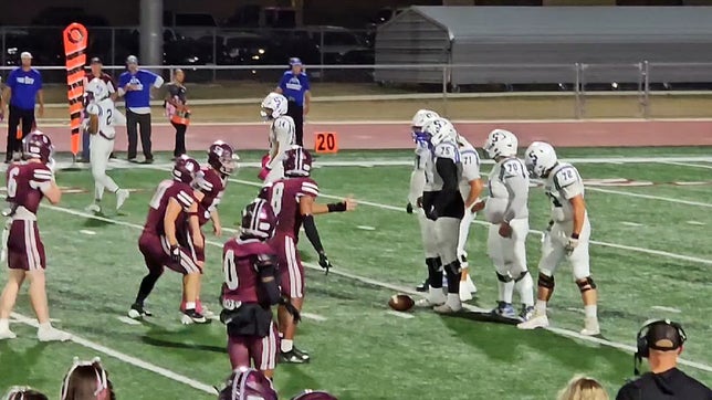 Hayden Turner gets up off the ground and runs down the ball carrier for potential TD saving tackle.