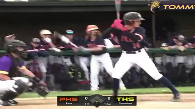 Single on a hit up the middle followed by stealing 2nd base