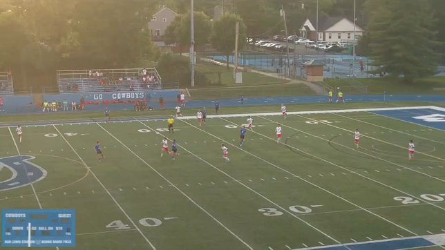 Eli Yunker slots in a shot after a measured through ball from Jacob Erhart. Game ends 1-0, giving the Cowboys a strong position in the CHL standings to begin the season.