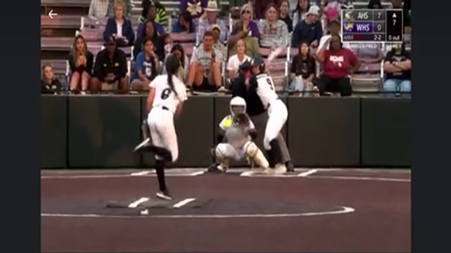 Avah Reyes strikes out 4 hole batter to finish inning