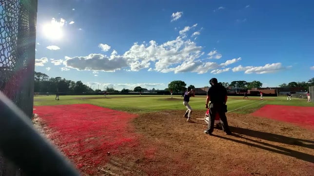 Jaycob Flores fields a fielder's choice