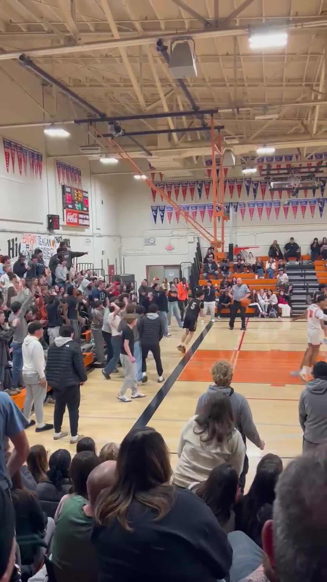 Big dunk to get the win