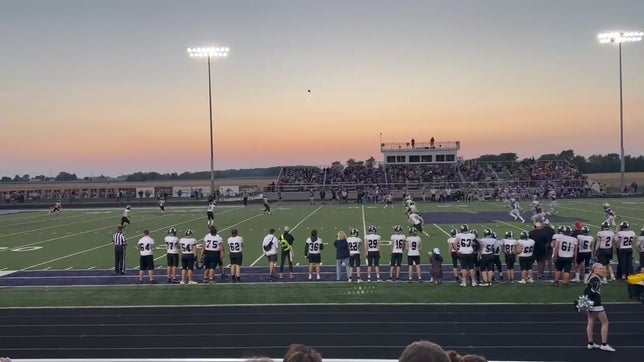 Brady Comer of Western High School with an 85 yard kickoff return for a touchdown!