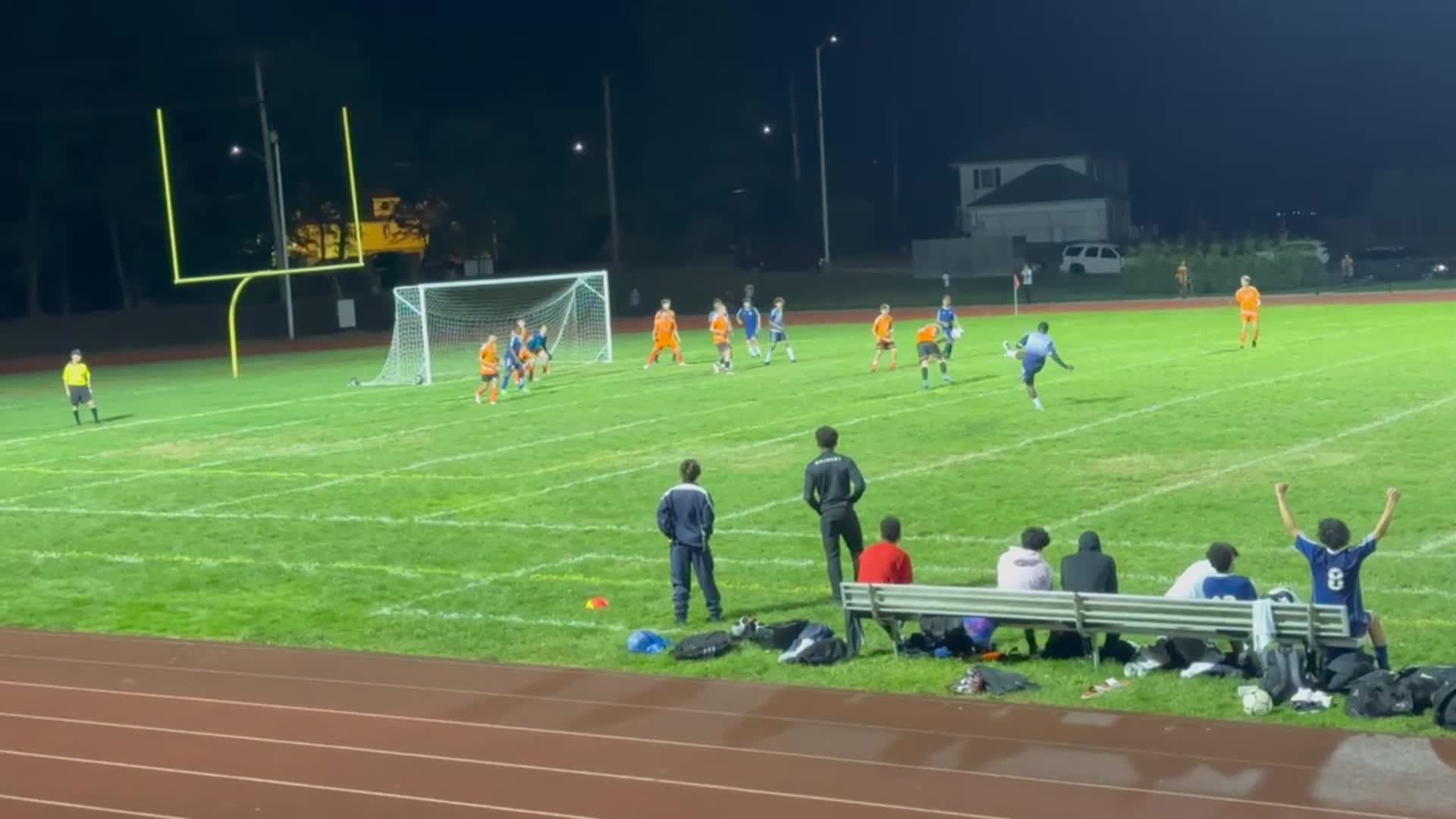 Daniel known as Lukaku Scored the third goal to give Jv 3-0 victory over West Warrick