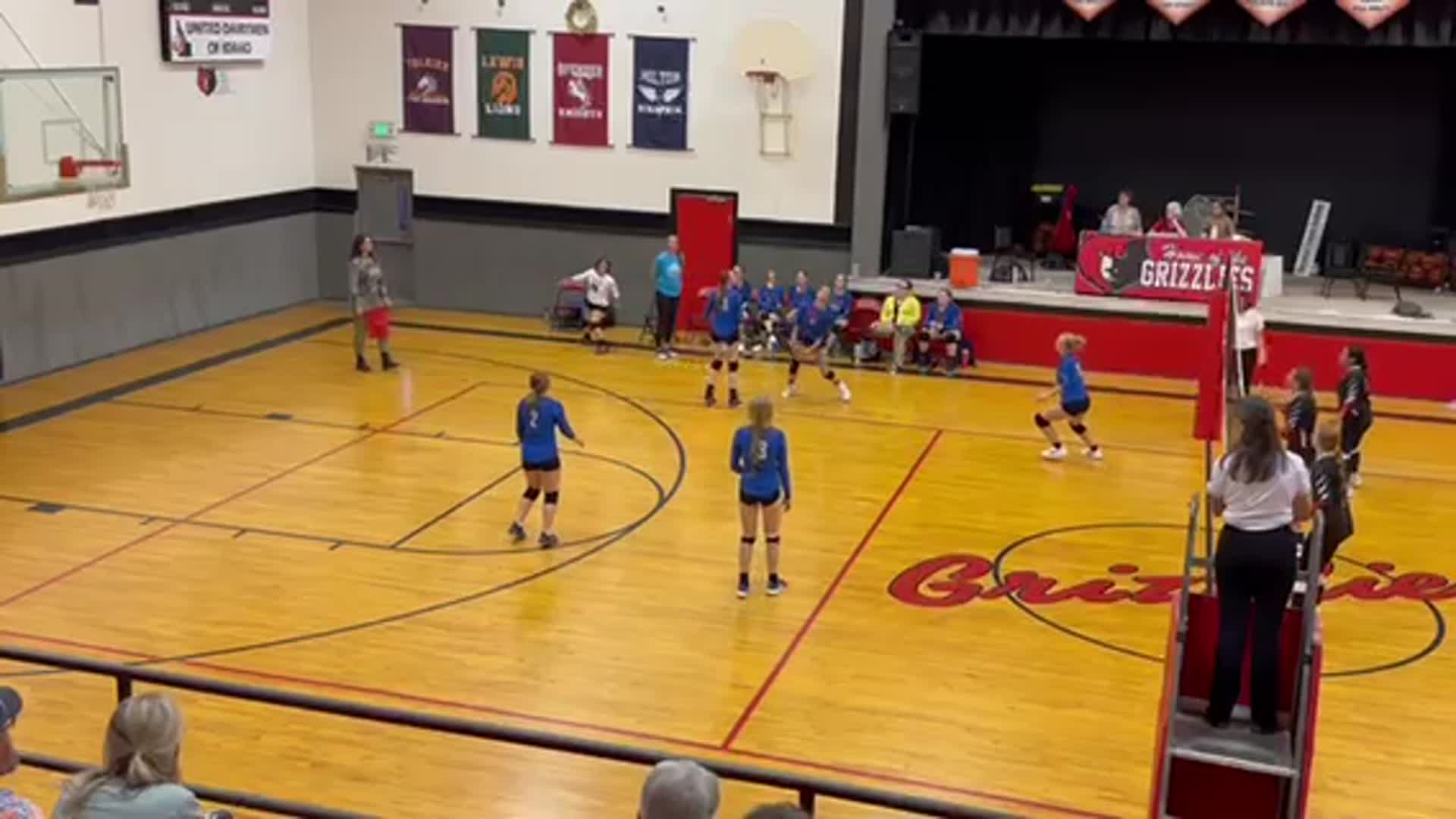 Abby with the assist Allie with the kill