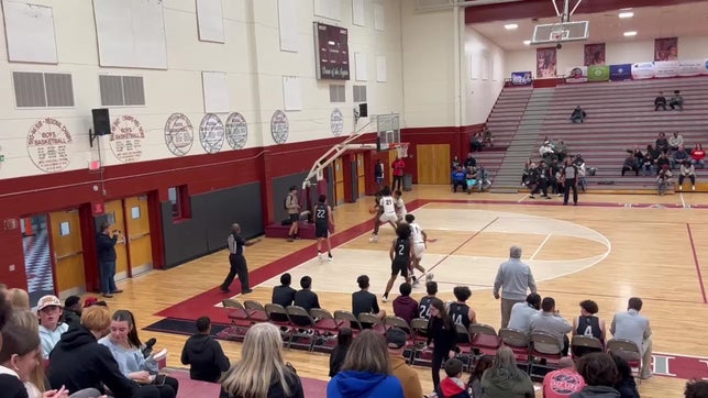 Aaden Jackson breaks press to Jayden Theriault for an assist to Noah Chin