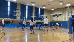 A kill from outside hitter, Kevin Hudgin