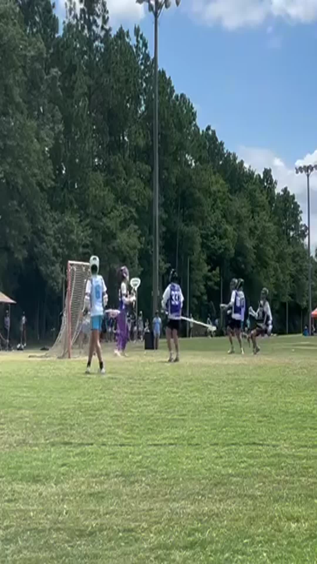 Interception for a goal