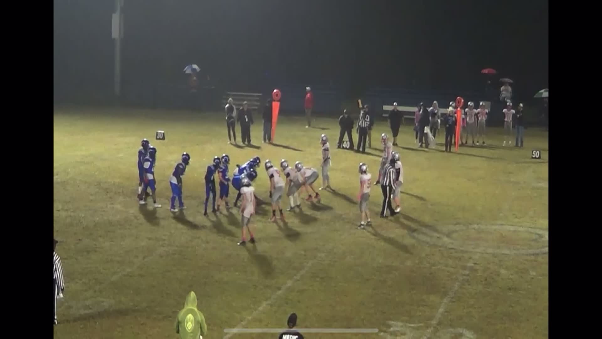 D-end #2 Christian Kilpatrick saves the touchdown