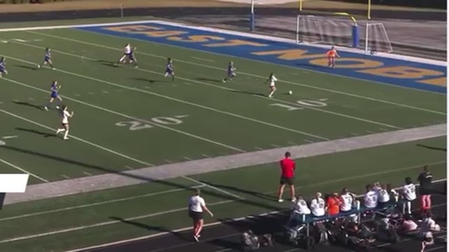 First of two goals