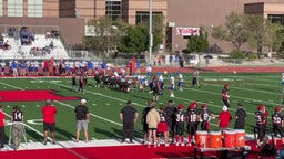 Tigers QB #11 Kannon Cowan runs the ball for a touchdown