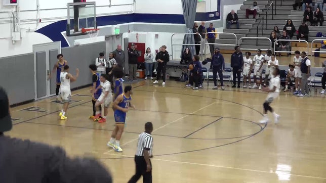 Josiah Johnson #11  Fast break Dunk