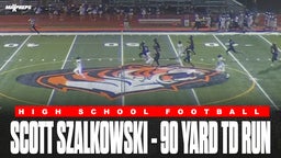 Dearborn's Quarterback Scott Szalkowski takes it 90 yards!