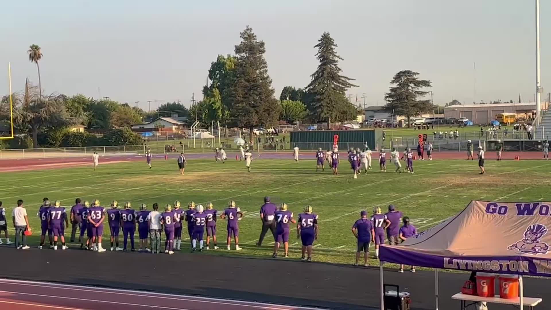 Roman's first high school touchdown pass