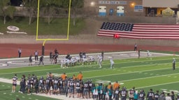 3rd and goal stop in end zone- Cleveland HS vs Pebble Hills HS