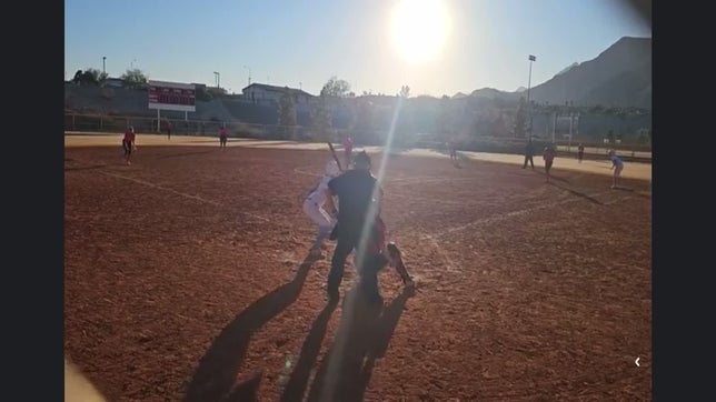 Diving catch in right field. Lady Dynamite 18U