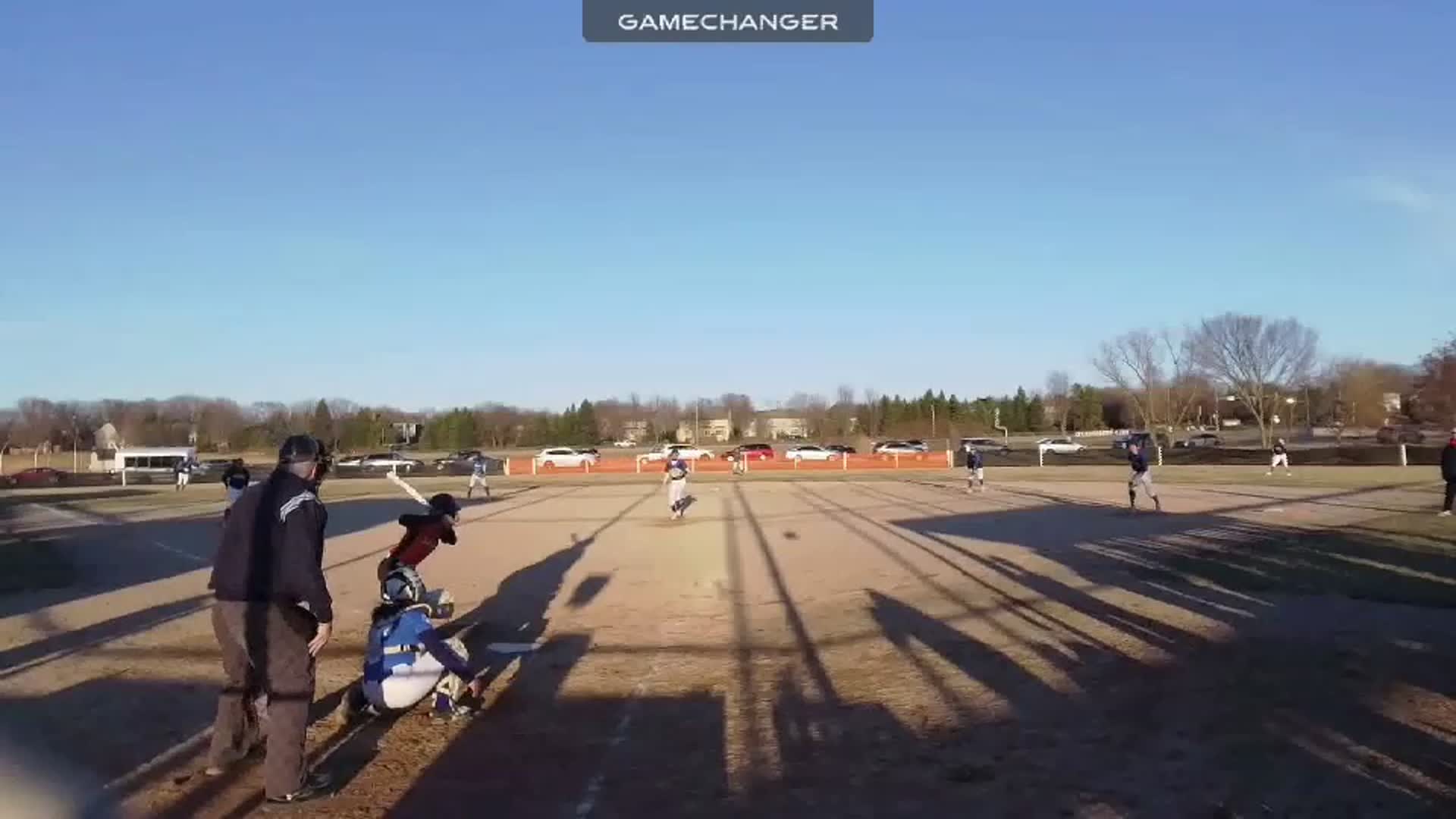 double at bat since the ball went out of play. The speed Alicia was going was amazing