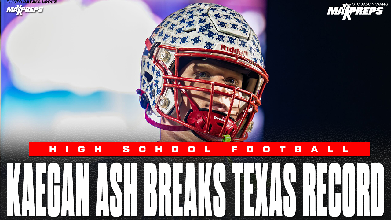 Kaegan Ash breaks Texas career rushing record in state semifinals