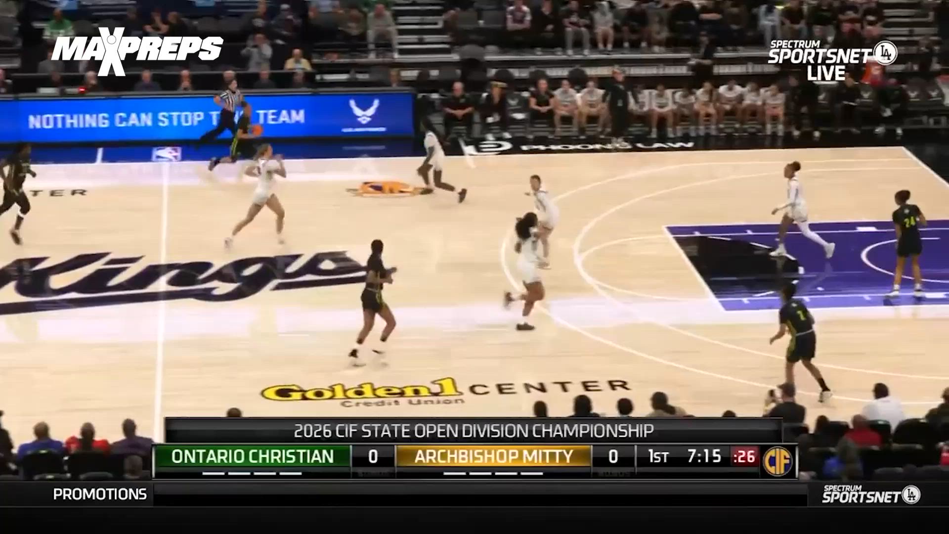 Ontario Christian Topples Archbishop Mitty in Championship Game!