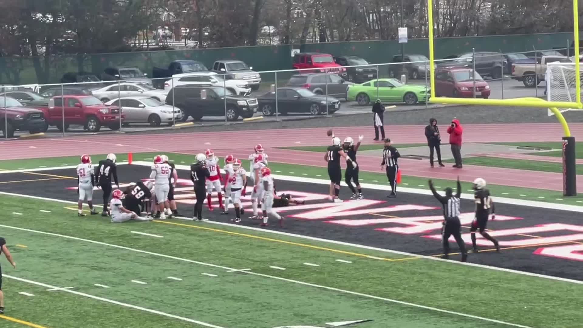 Yelm #2 Isaiah Patterson 2 Yard TD run in 4th
