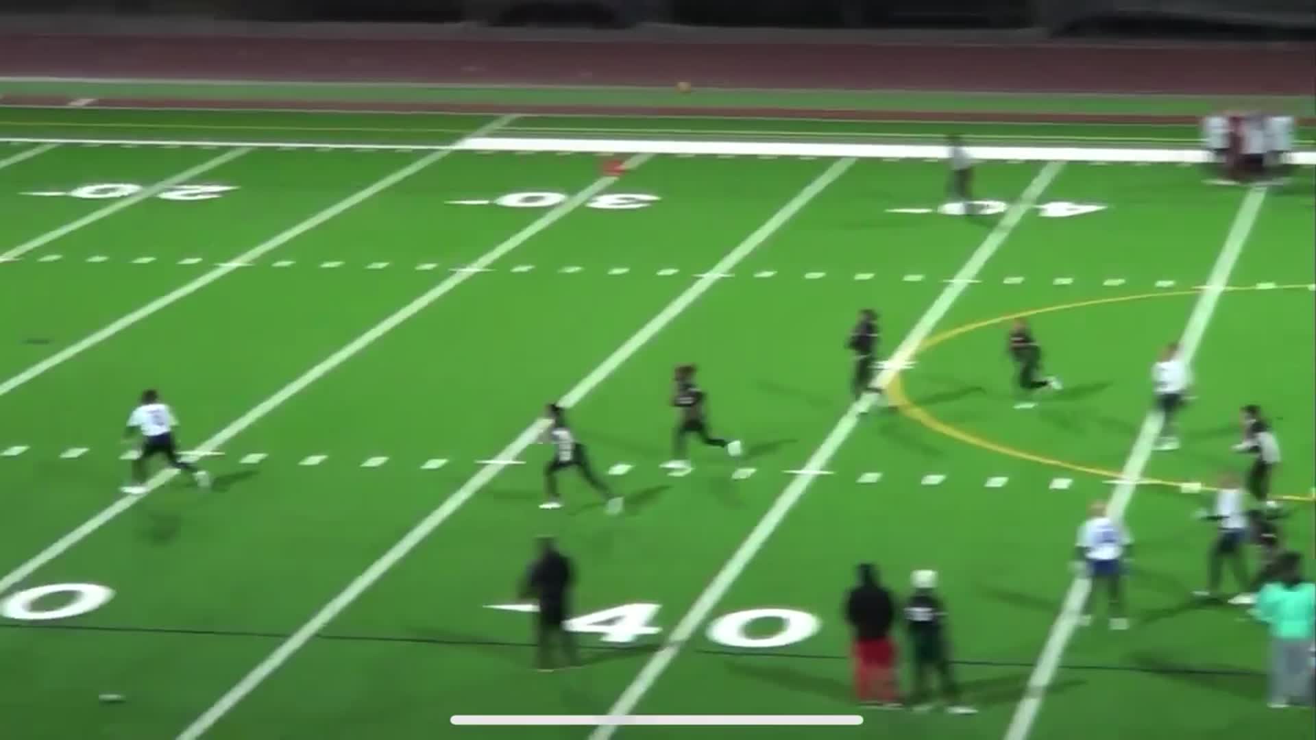 35 yard pass