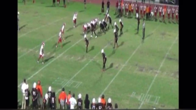 28 yd interception to the crib