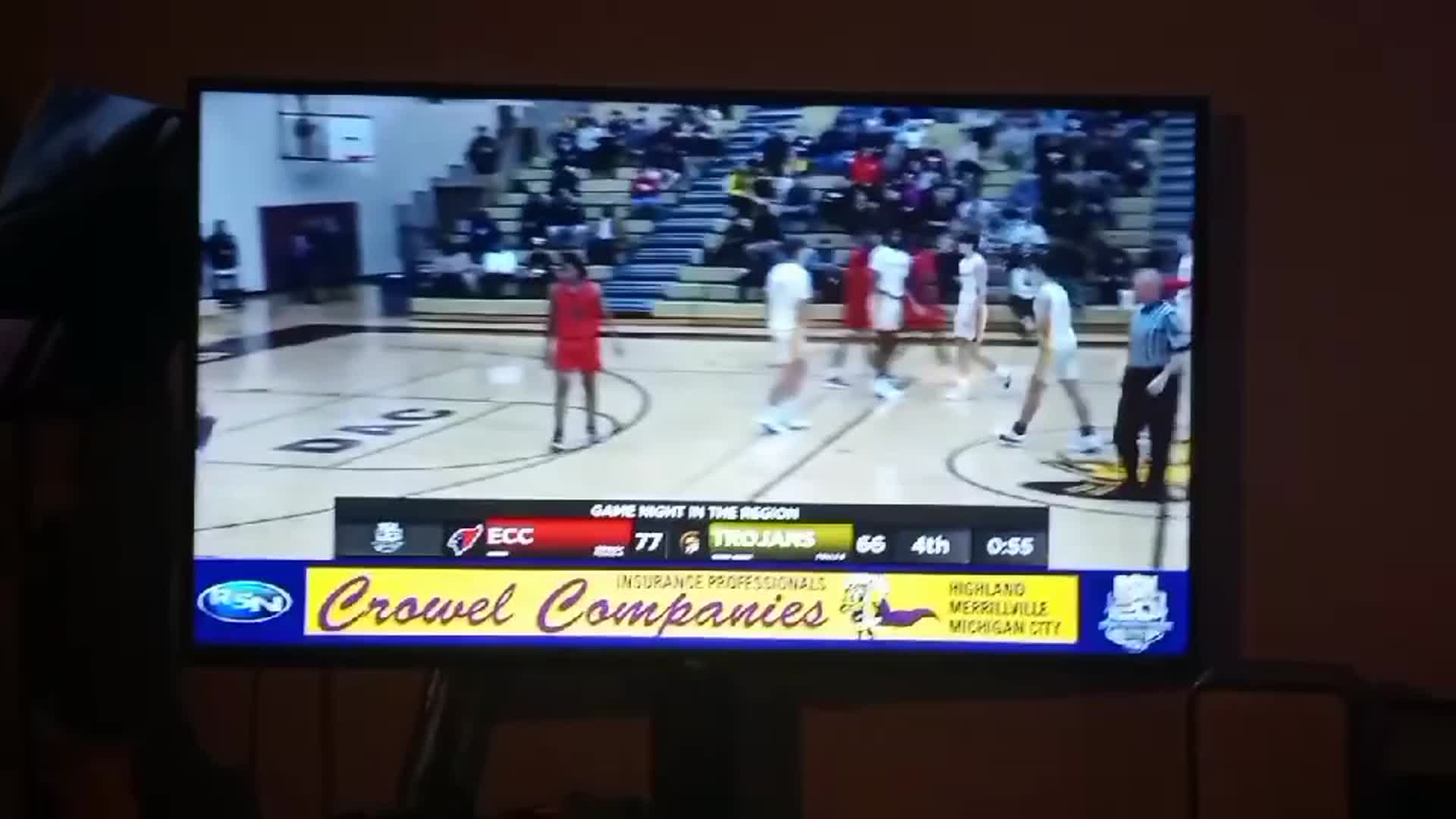 Last Minute of East Chicago Central Vs. Chesterton