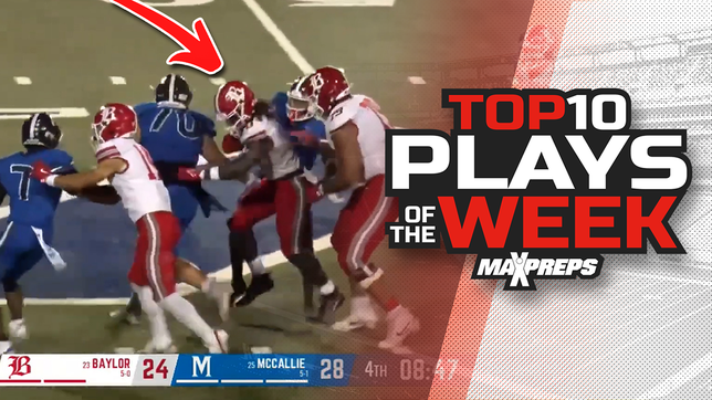 Baylor's (Chattanooga, TN) 5-star RB David Gabriel-Georges' touchdown run headlines the top 10 plays of week 8 of the 2025 high school football season.