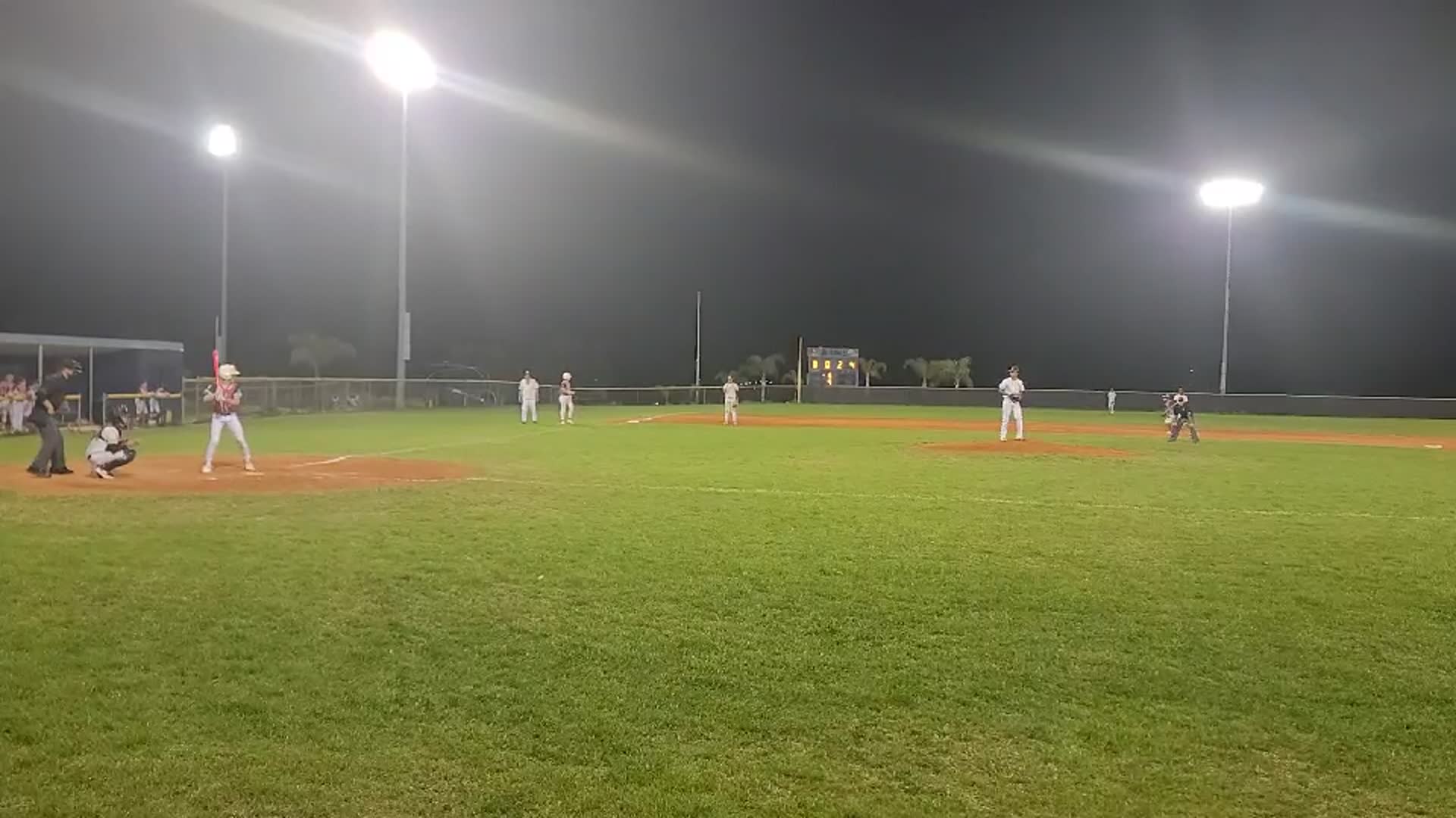Julian Crespo pitching Varsity