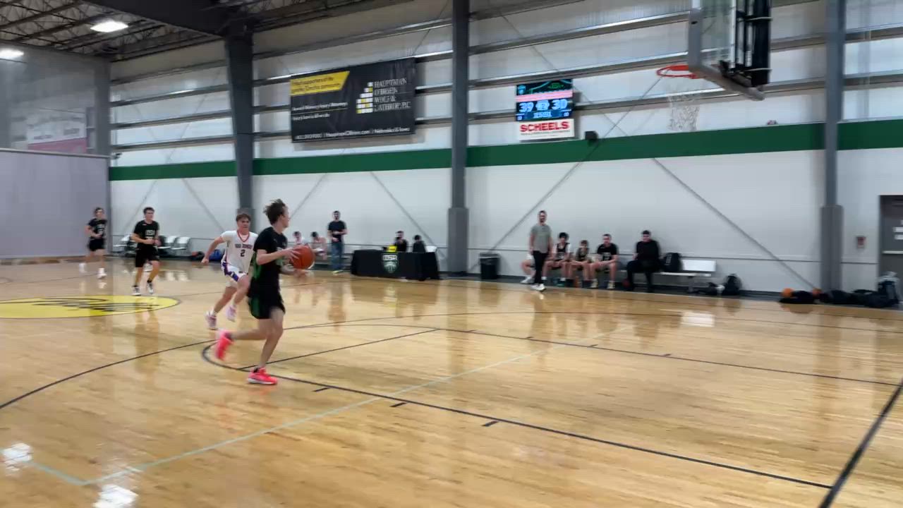 Colin Hansen with an easy basket