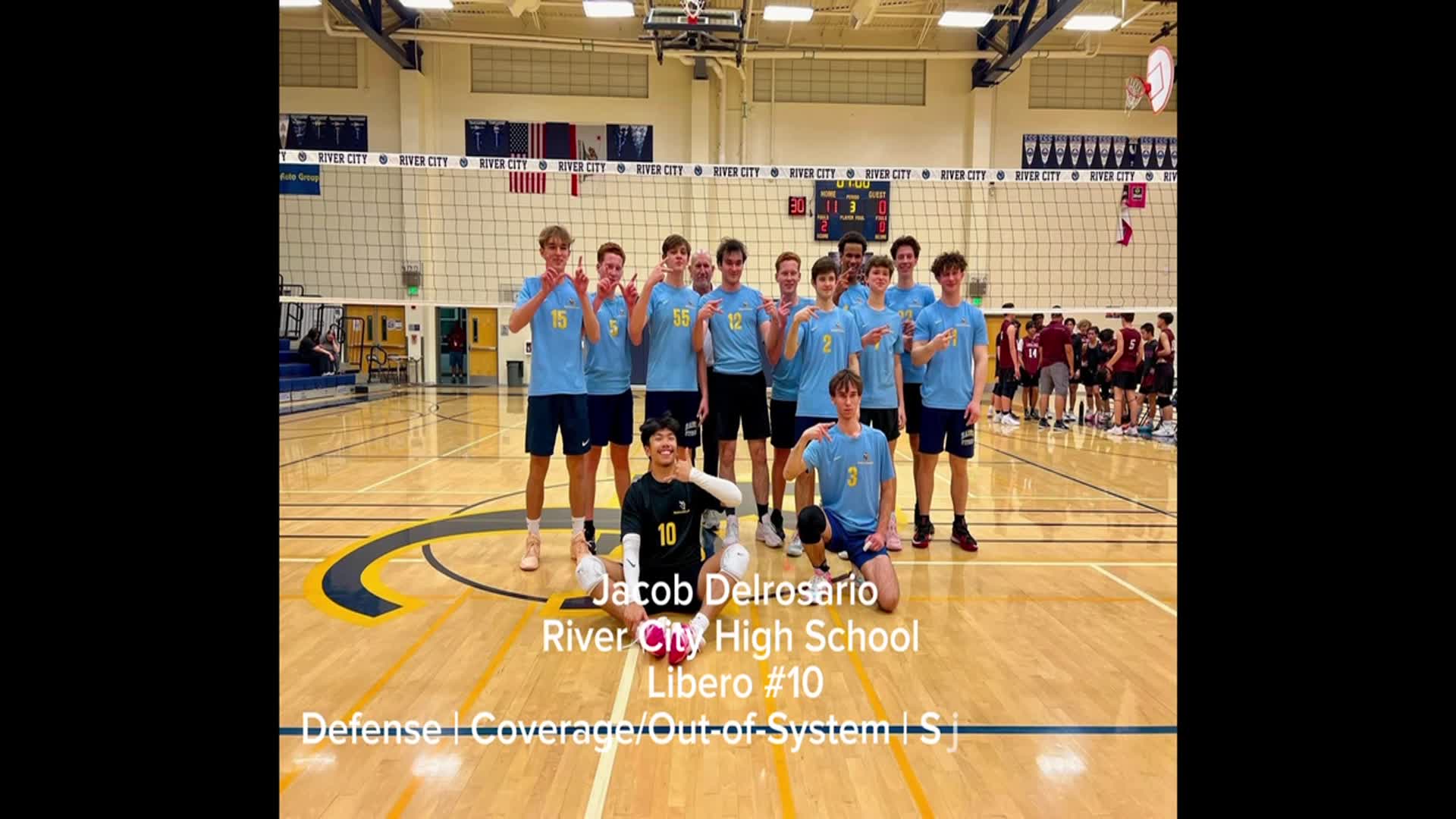 Jacob Delrosario Highlights (Libero) #10