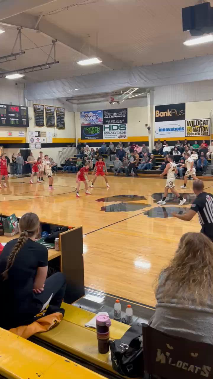 25-26 Wade Borgesen | rebound & 3 pointer | Paxton v Bethlehem