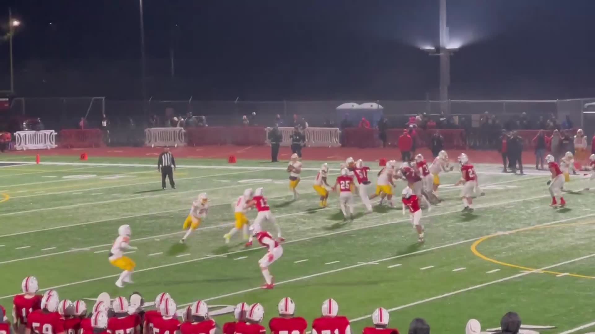 Yelm Defensive pressure vs Mt Tahoma in 3rd quarter